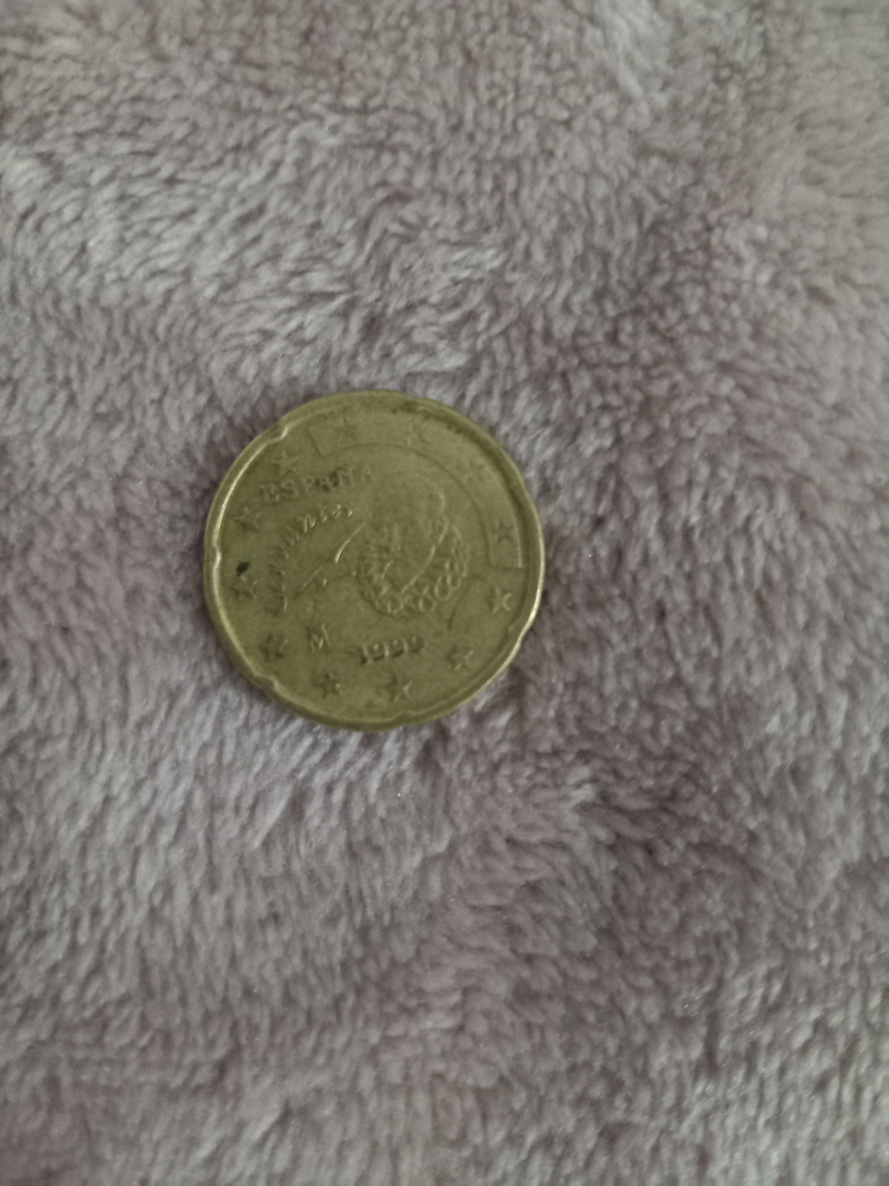 Moeda 20 cent, Espanha, 1999