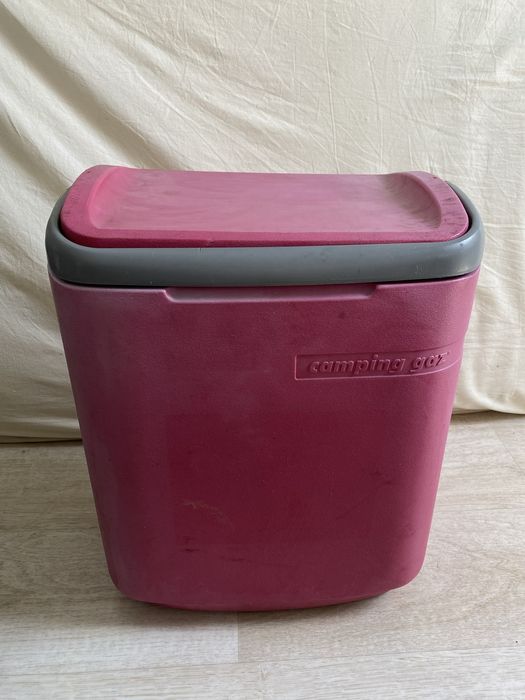 lodowka przenosna rozowa