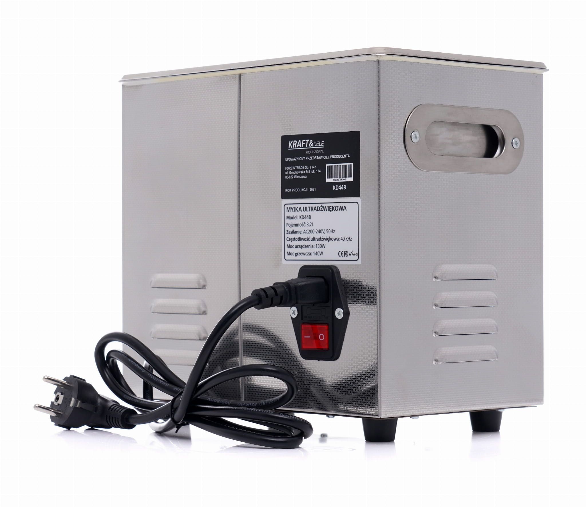 Myjka ultradźwiękowa 6,5l KD449