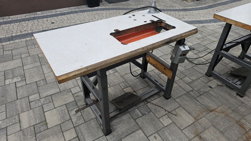 Stalowe nogi, stół do maszyny do szycia,