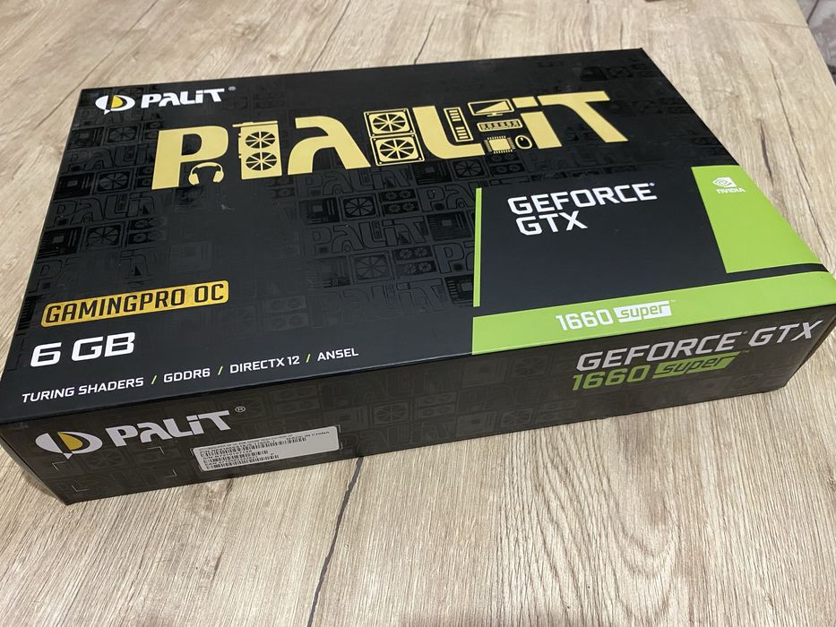 Відеокарта Palit GeForce GTX 1660 Super 6GB GDDR6 GamingPro OC Б\В