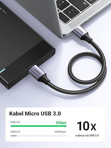 ugreen kabel micro usb 3.0 a do micro b 5gbps 2 m