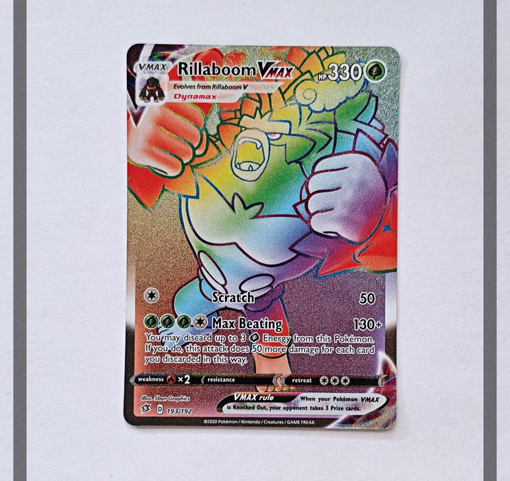 Rillaboom Vmax 193/192 RCL Pokemon ENG-NM