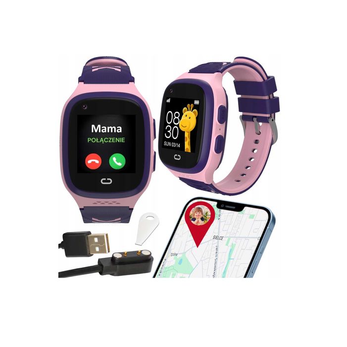 GPS SMS Smartwatch zegarek dla dzieci na kartę SIM wideorozmowy phone