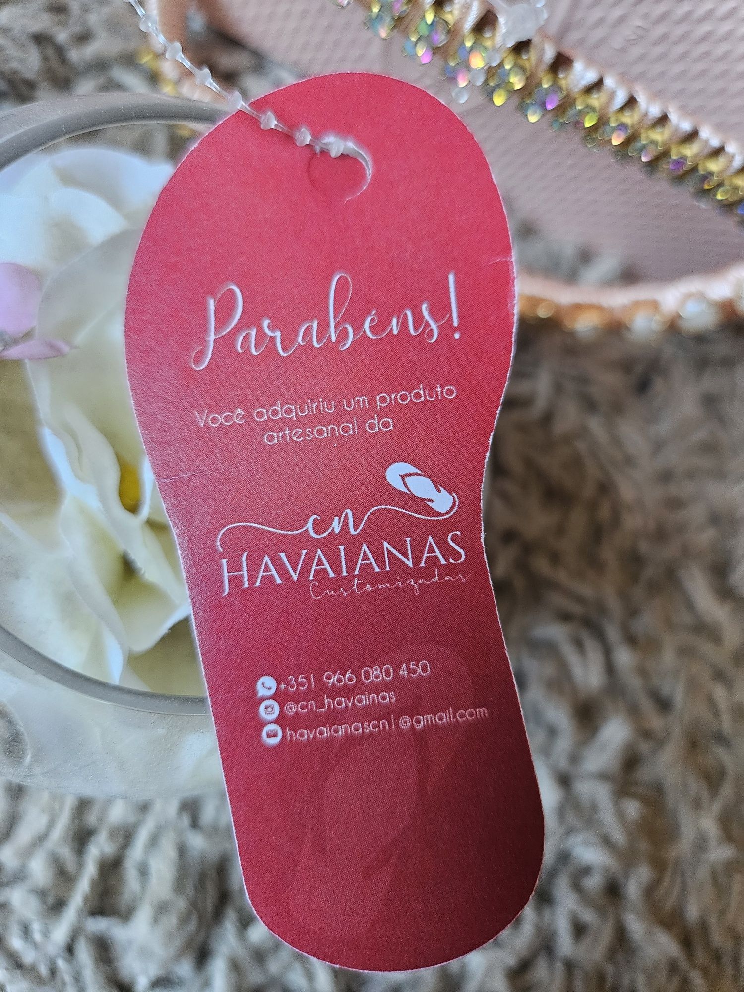 Sandálias Havaianas decoradas