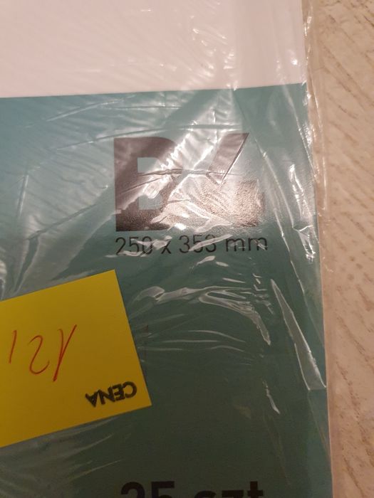 Zestaw dużych  kopert 2 op , każda paczka zawiera 25szt