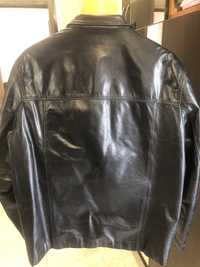 Чоловіча шкіряна коротка куртка р54
