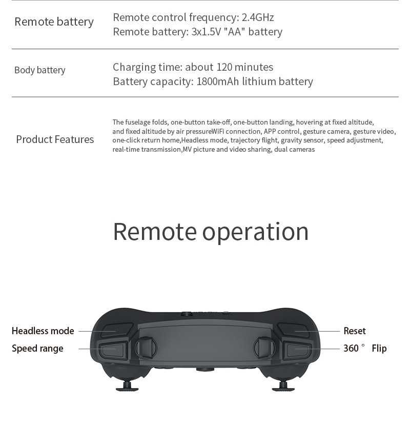 Dron E88Pro 2 kamery quadrocopter WiFi czarny