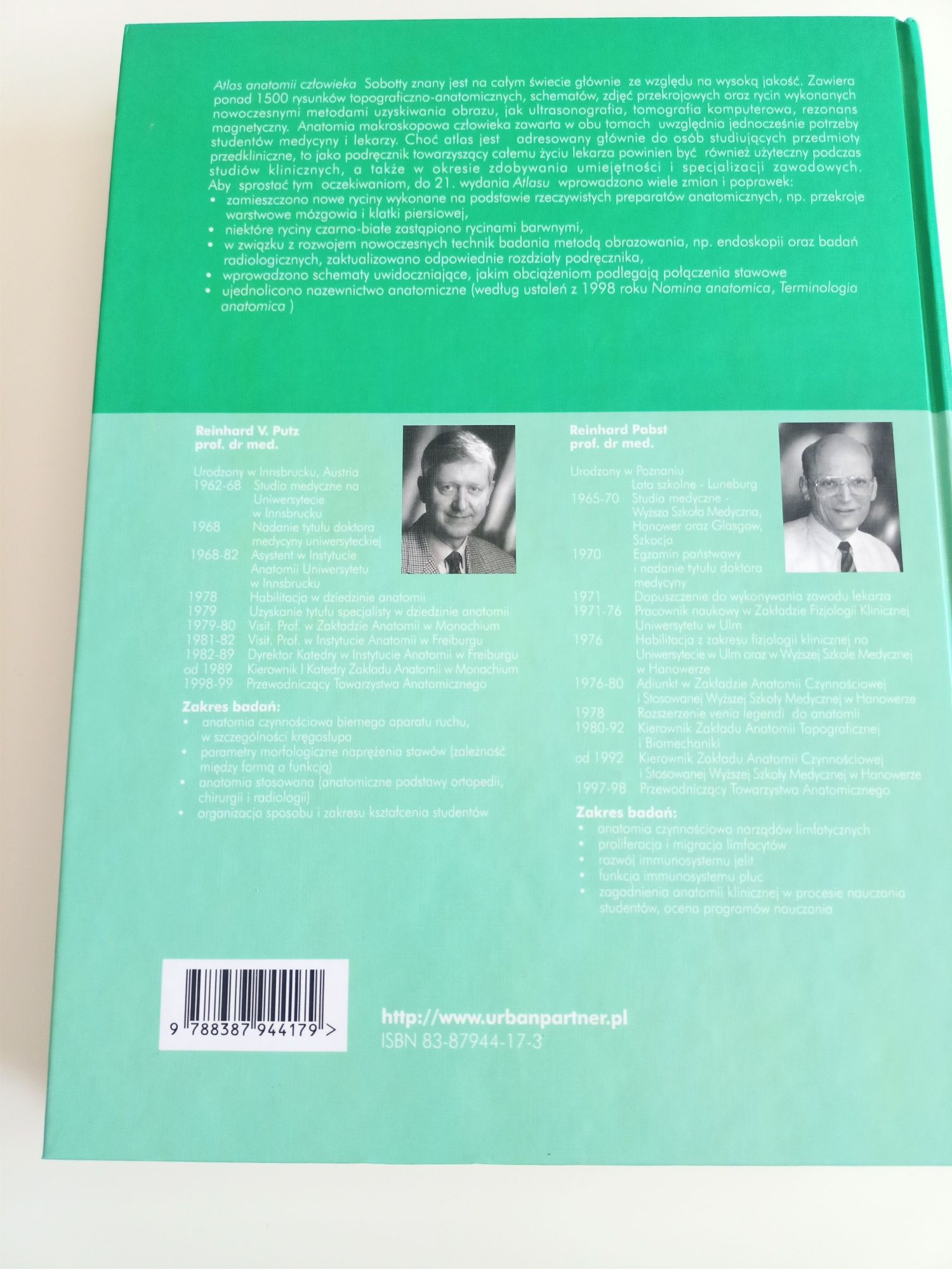 Sobotta Atlas anatomii człowieka, Tom 2, 2001
