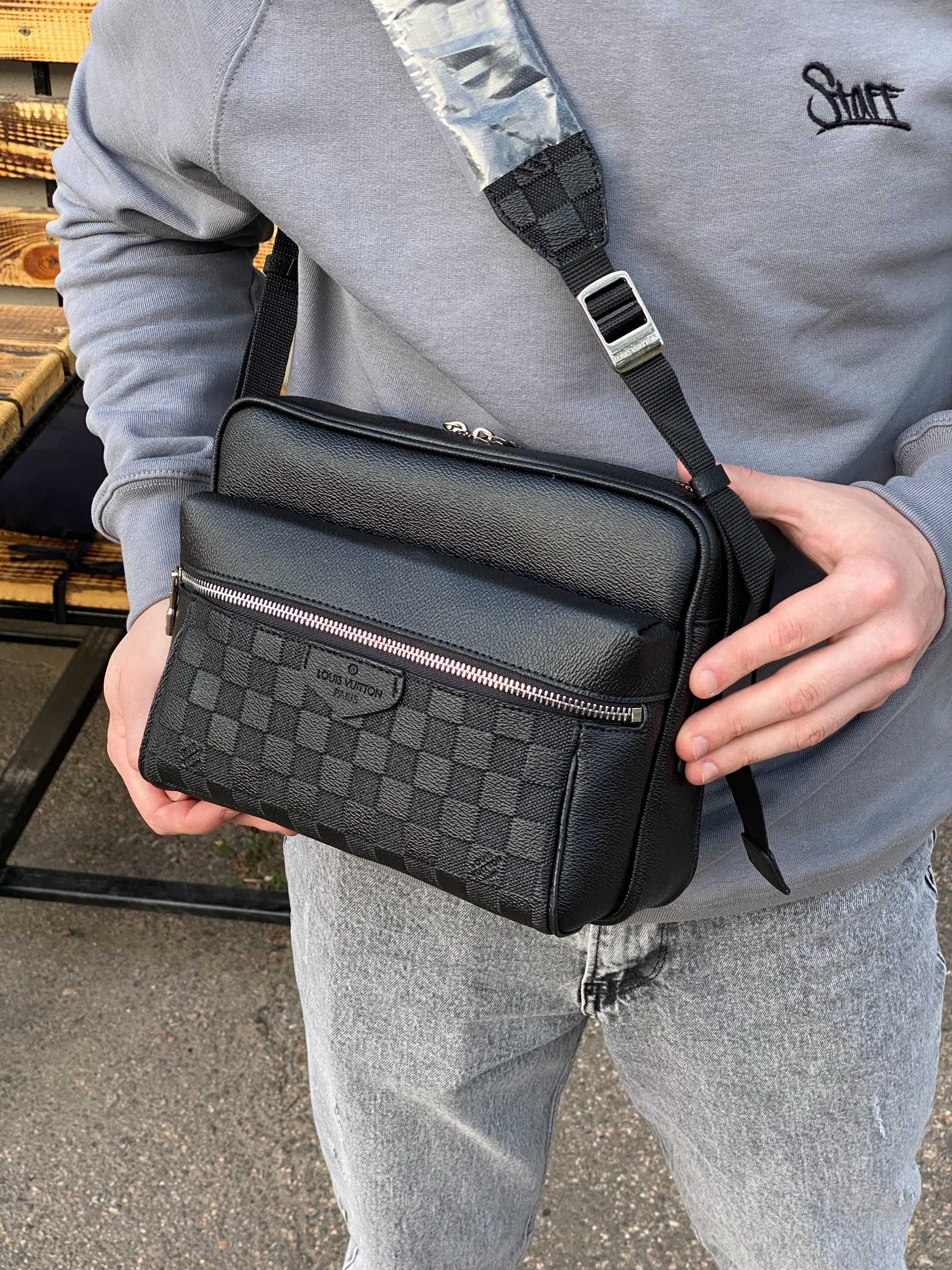 Мужская сумка louis Vuitton чоловіча сумка мессенджер через плечо