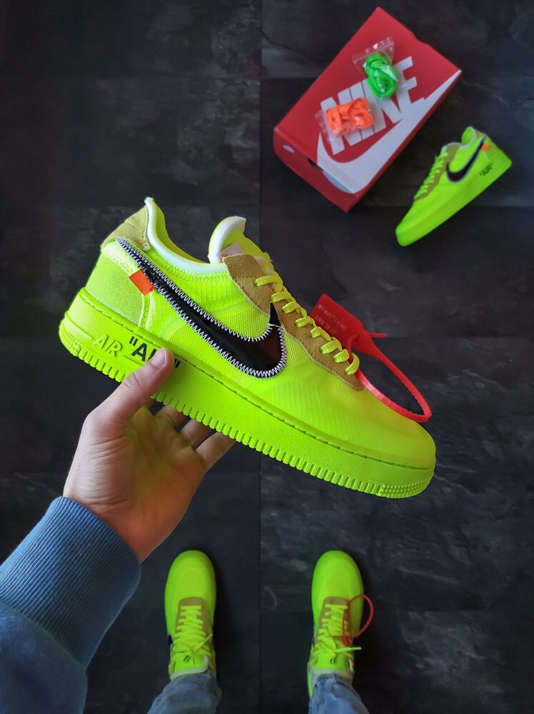 Buty Nike Air Force x Off-White Volt 36-45 unisex trampki