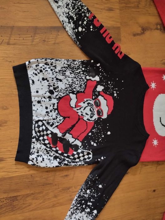 Sweterki świąteczne x2 dla chłopca