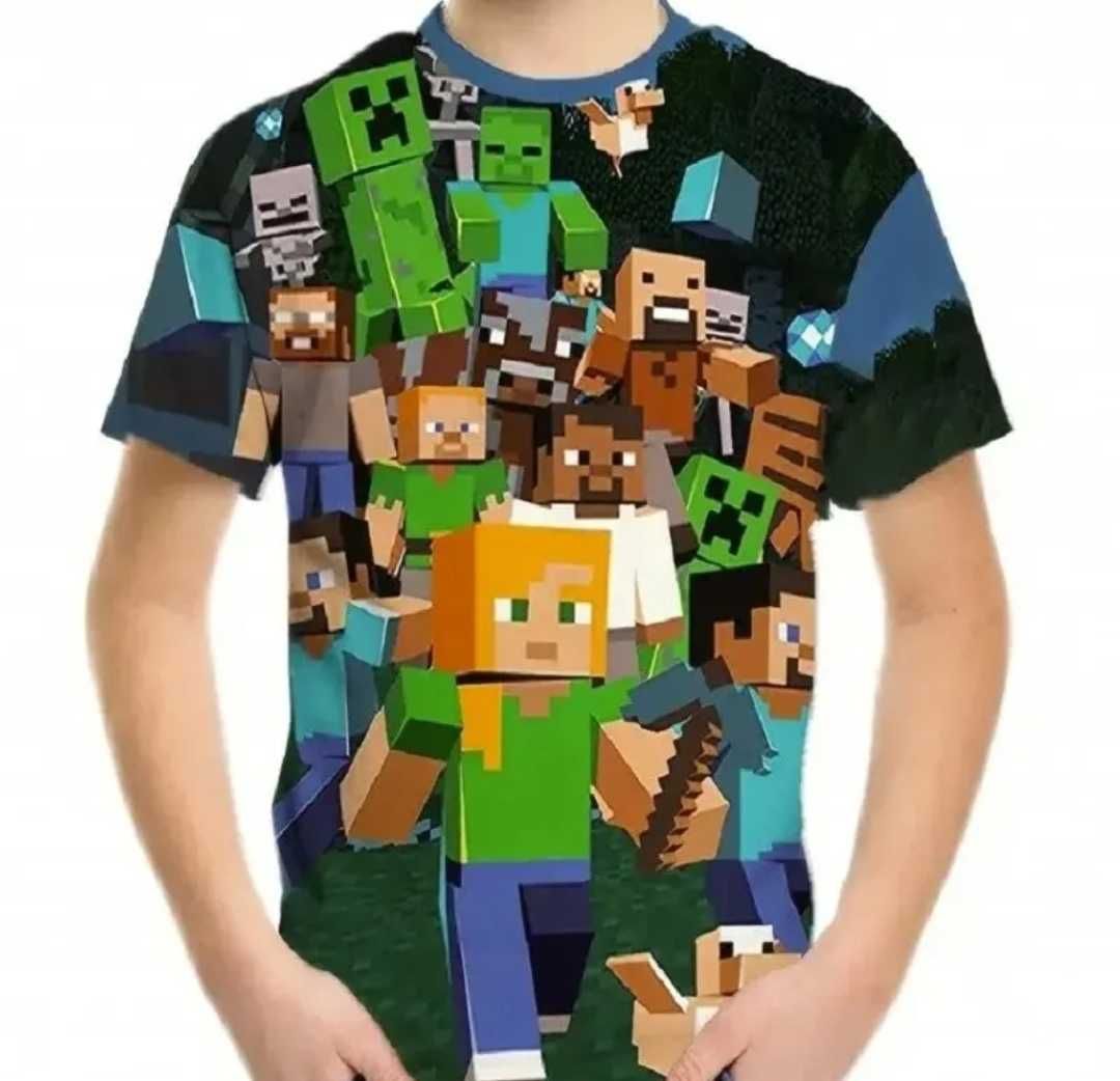 Nowy T-shirt minecraft