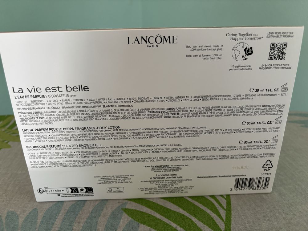 Zestaw kosmetyków la vie est belle LANCOME