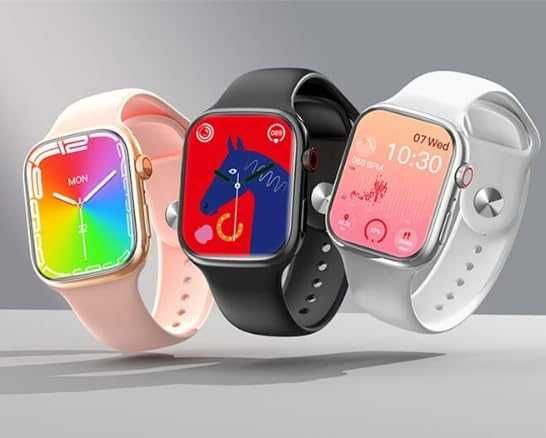 Smartwatch T900 PRO MAX Branco, Preto e Rosa