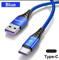 Кабель для зарядки телефона фирмы Uslion Usb-Type C.