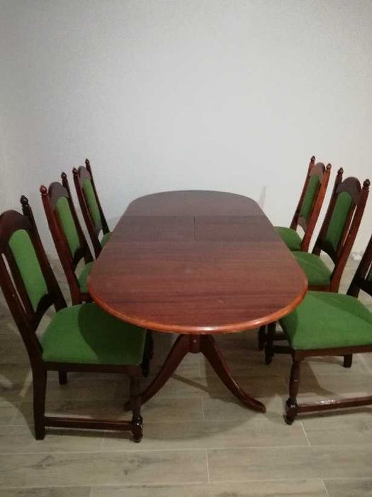 Stół rozkładany +6 krzeseł