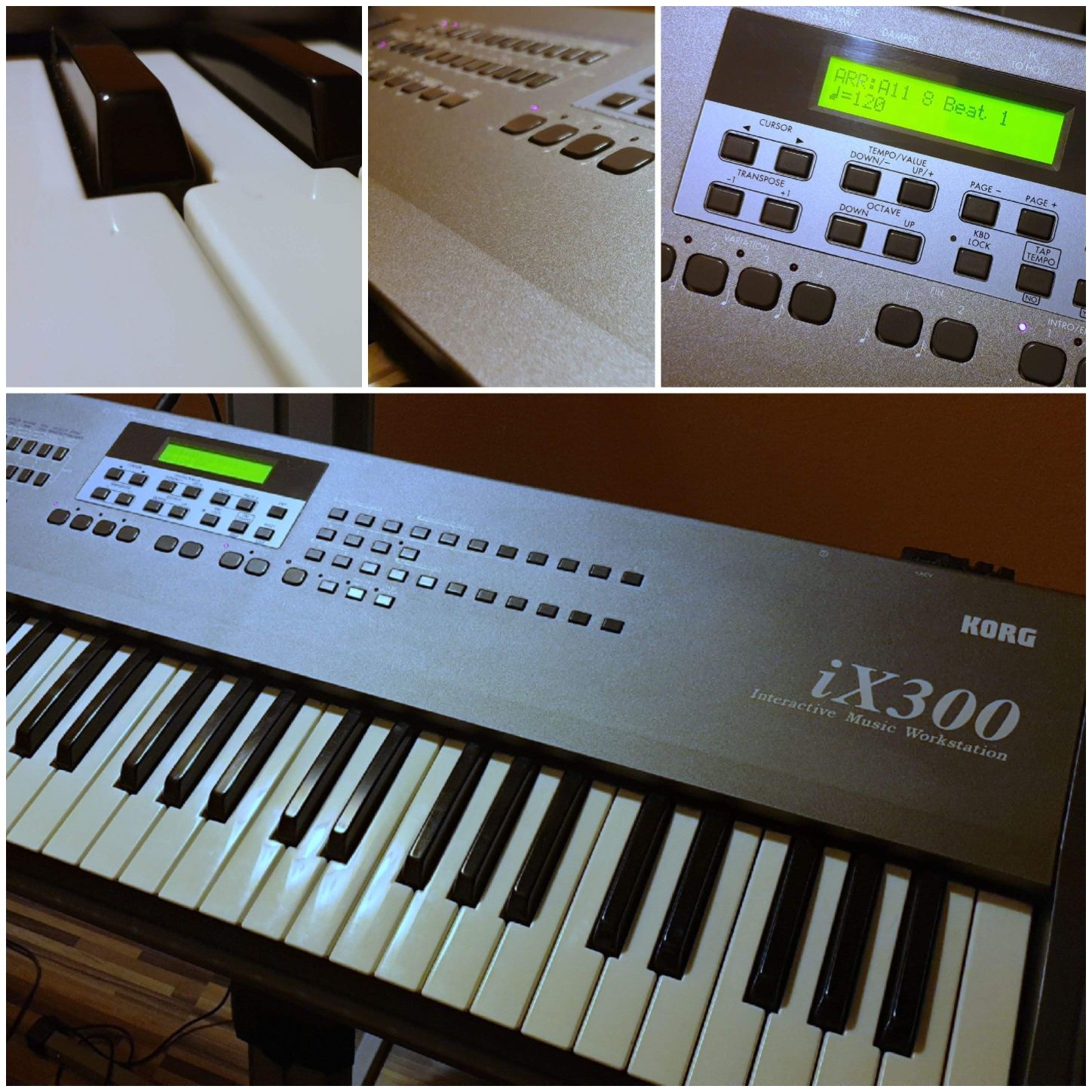Korg ix300 workstation keyboard