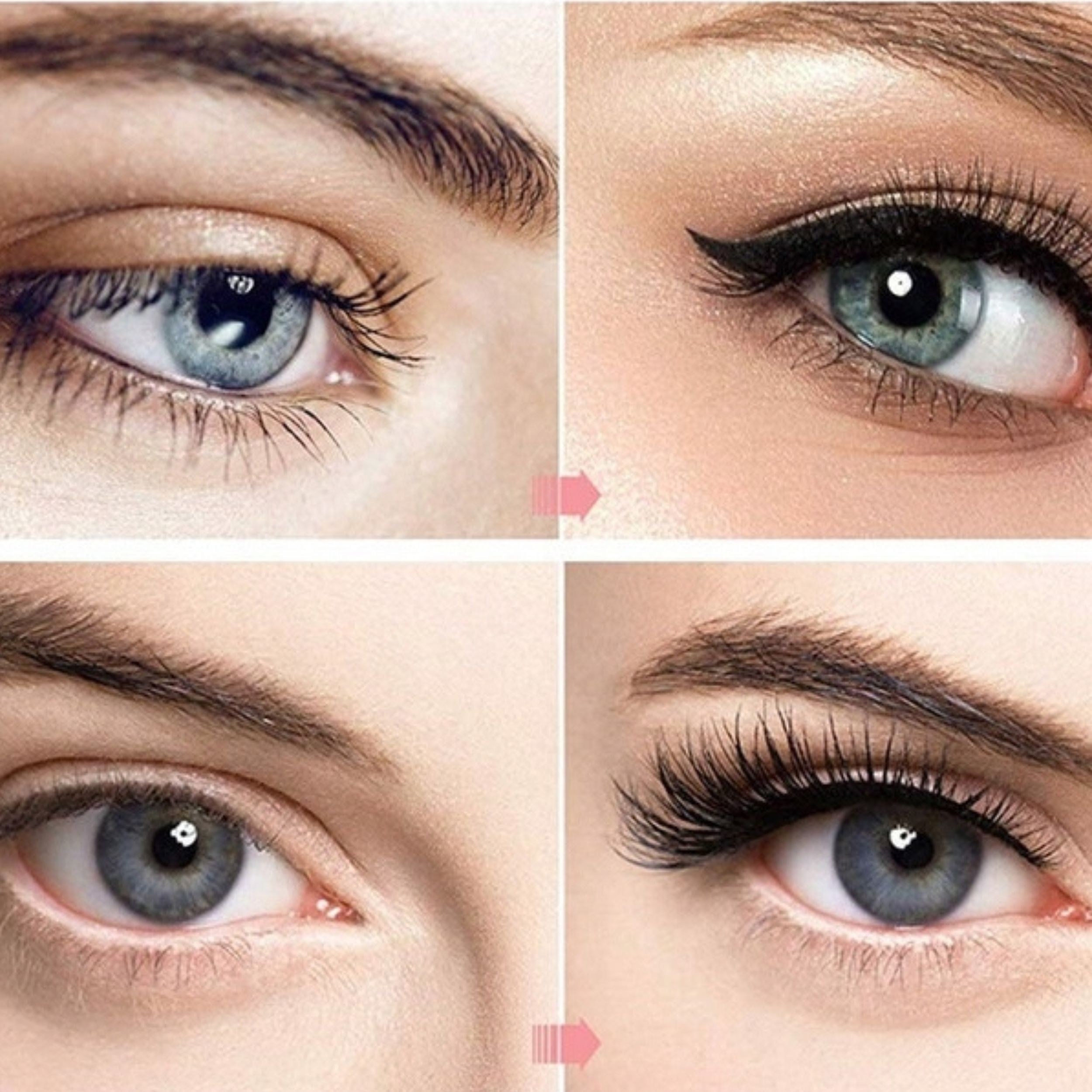 Rzęsy sztuczne 7 par magnetyczne pęseta eyeliner
