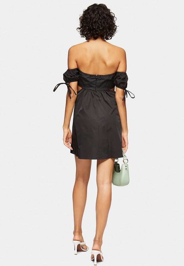 Платье с открытыми плечами TOPSHOP