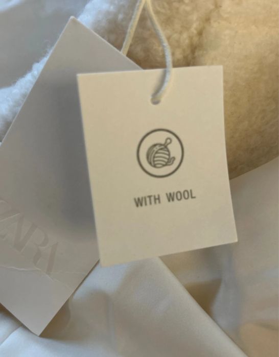 Wełniana kurtka Zara r.M