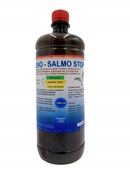 Adeno-Salmo Stop dla gołębi 1000ml.