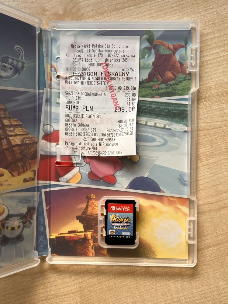 Kirby’s return to dreamland deluxe gra nintendo switch