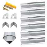 Chesbung 6-pak 1 m, aluminiowy kanał LED w kształcie litery V,