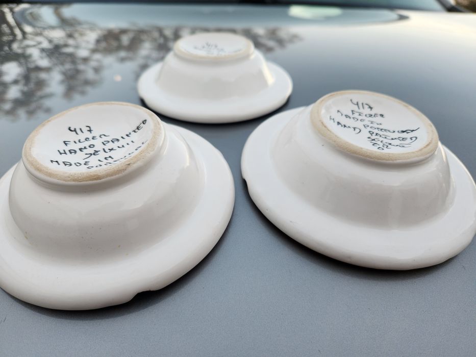 Conjunto de 3 cinzeiros