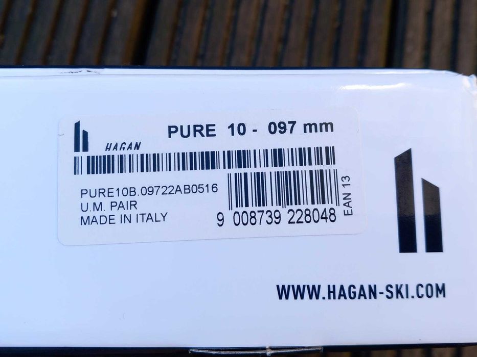 Wiązania skiturowe Hagan Pure 10-97 mm black / ATK Crest 10
