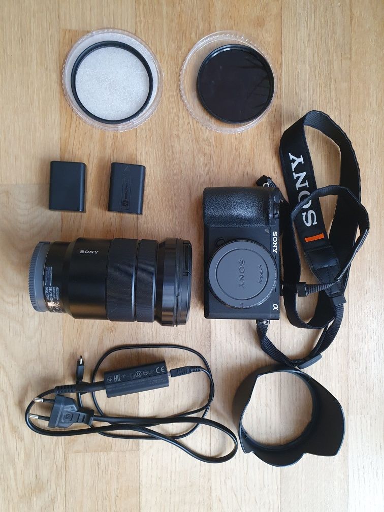 Sony a6500 alfa 6500 + obiektyw 18-105mm a6000 a6200 a6400