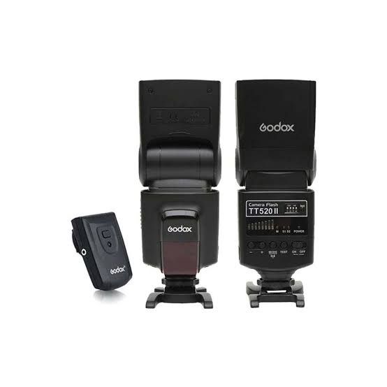 Godox TT520 II спалах + синхронізатор |щітка+кейс+розсіювач | вспышка