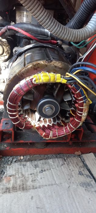 Перемотка статора й ротора генератора