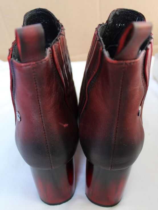 botki, buty damskie skóra licowana r.39, Maciejka
