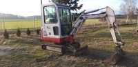 Takeuchi Tb 16  Minikoparka. Rozsuwane podwozie sprowadzona