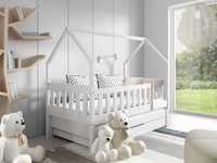 Piękne dwuosobowe łóżko dziecięce LUNA 2 - materace w cenie!