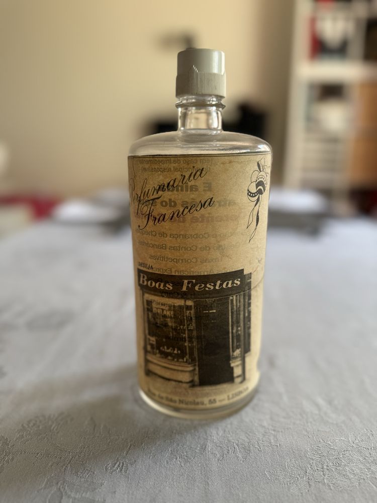 Garrafa de vidro Vintage - Perfumaria Francesa
