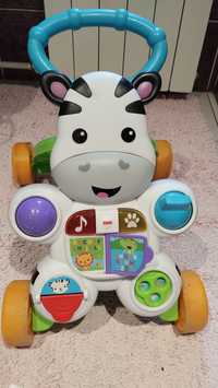 Fisher Price pchacz zebra, zabawka interaktywna