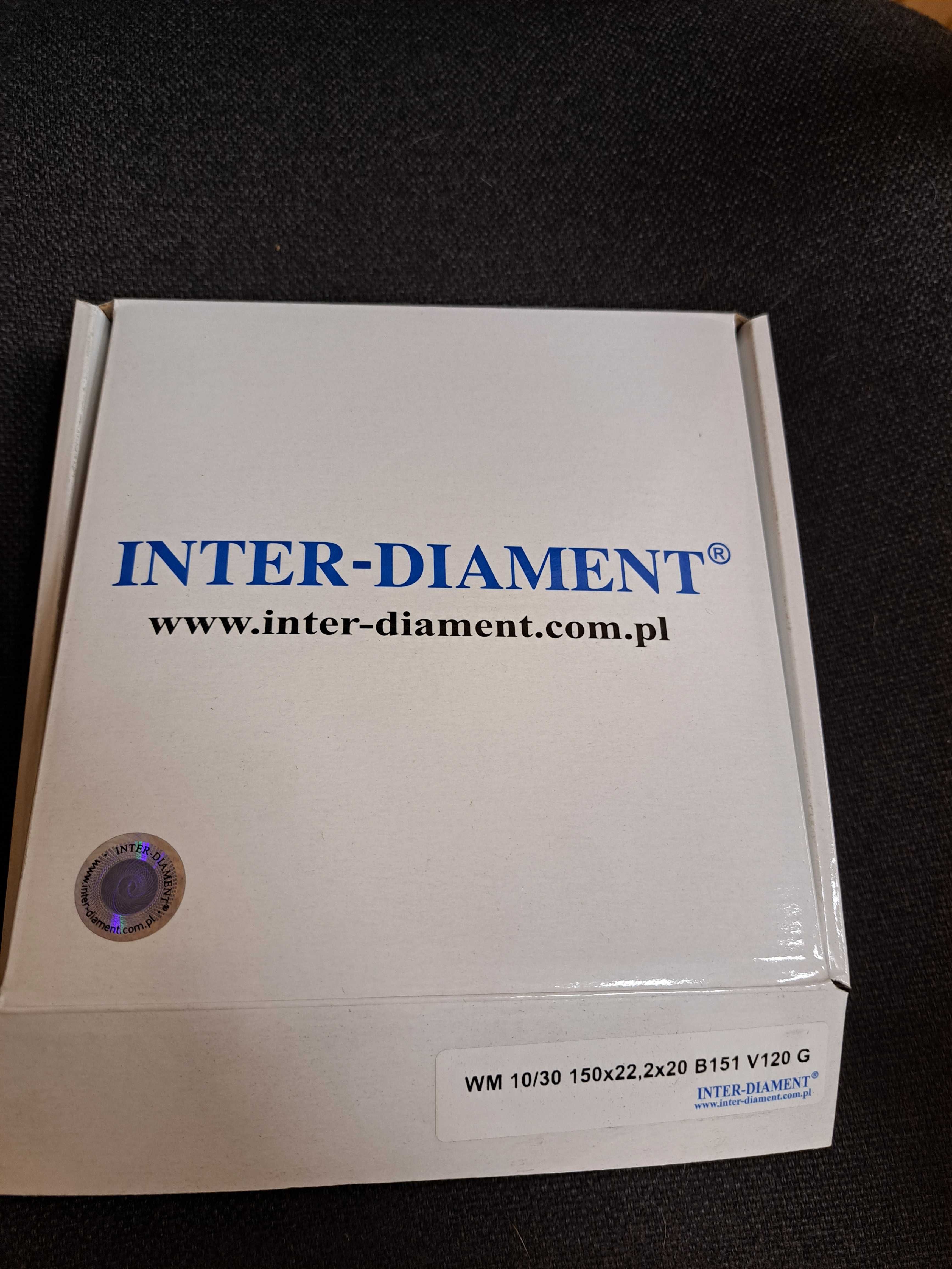 Боразоновий круг для ленточных пил Д127 , Д150, Д 203 мм Inter-Diament