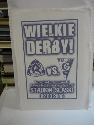 Wielkie Derby ! K.S.RUCH CHORZÓW VS GÓRNIK ZABRZE 02.03.2008