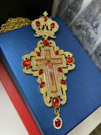 Хрест для священника з прикрасами