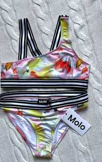 Nowy kostium bikini MOLO w papugi roz 146/152 dziewczynka piekny !