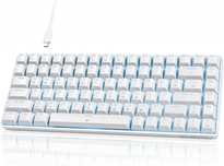 TMKB T84SE mechaniczna klawiatura gamingowa biała RED Switch