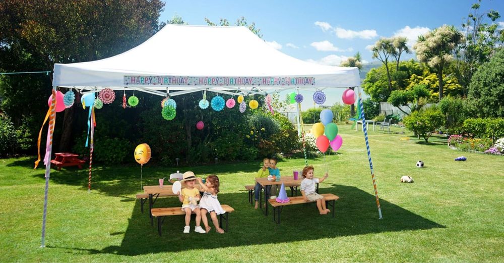 Zestaw ogrodowy dla dzieci pod namiot imprezę