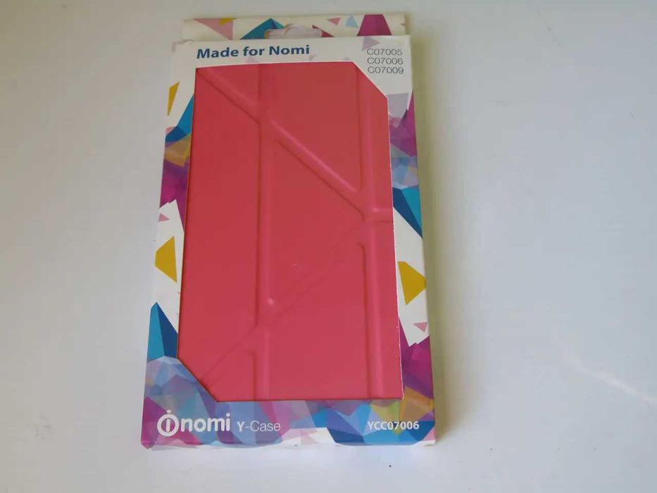 Смарт чохол книжка для планшета NOMI CO7005 CO7006 CO7009 рожевий