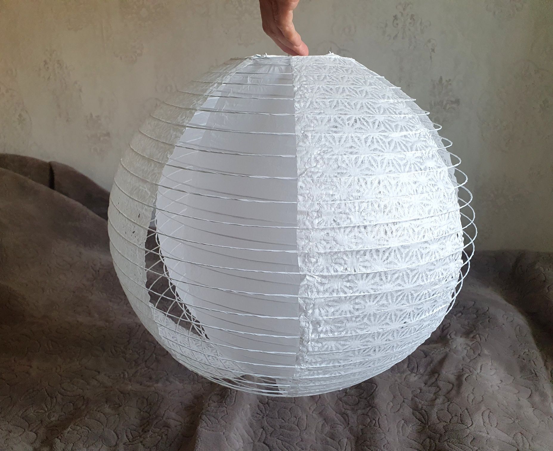 Lampa papierowa abażur klosz Ikea