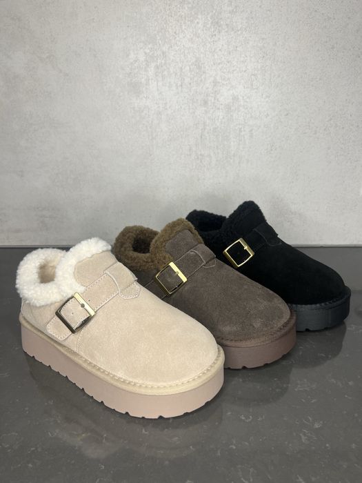Жіноче замшеве зимове взуття
