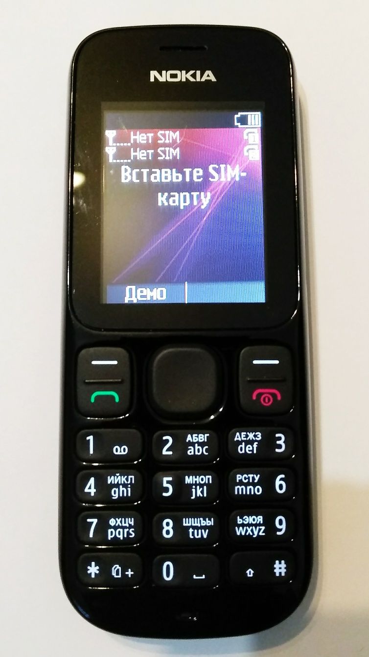 Телефон Nokia 101 Dual SIM Black Premium, б/у