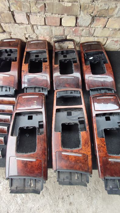 Декор салону  дерево Ауді А6 С6 quattro декор Audi A6 C6 дерево салон