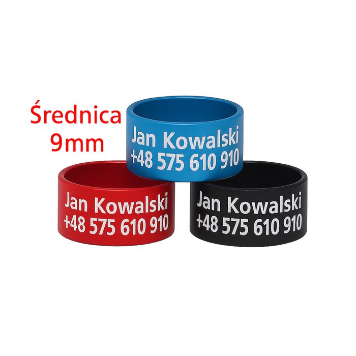 Obrączki znaczniki aluminiowe dla gołębi 9 mm 50szt